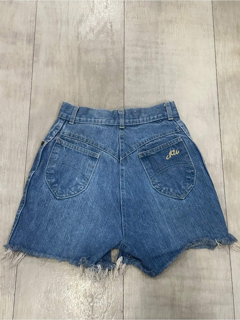 1970’s VINTAGE Chic Cutoff Denim Shorts USA MADE